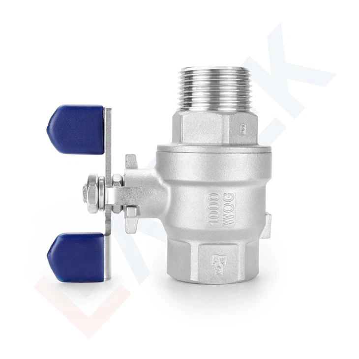 Male Female Butterfly Ball Valve price