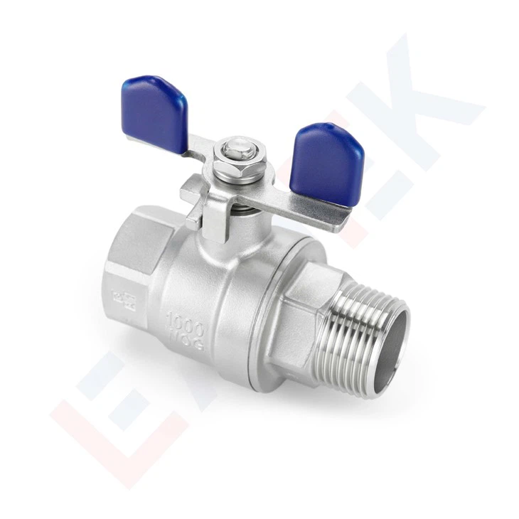 Male Female Butterfly Ball Valve factory