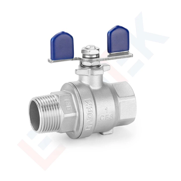 Male Female Butterfly Ball Valve