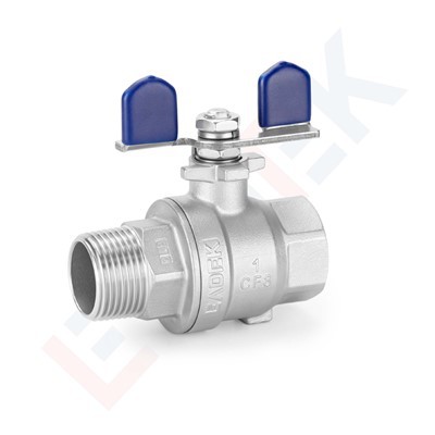 Male Female Butterfly Ball Valve