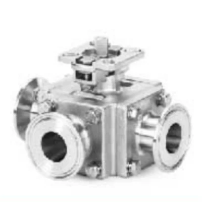 Tri Clamp 3-Way Ball Valve
