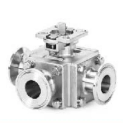 Tri Clamp 3-Way Ball Valve